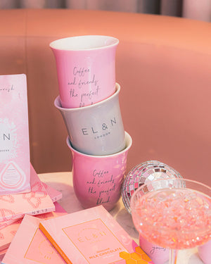 Pink Slogan Ceramic Cup