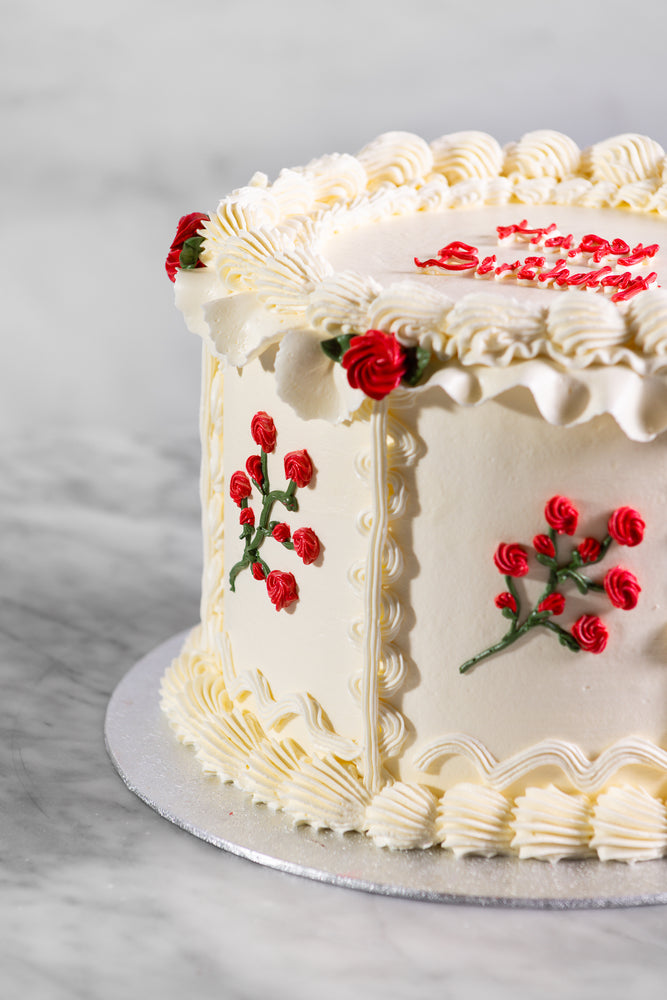Vintage Floral Cake