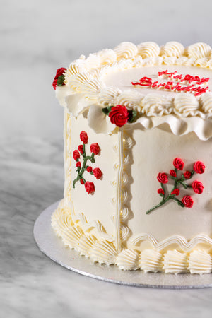 Vintage Floral Cake