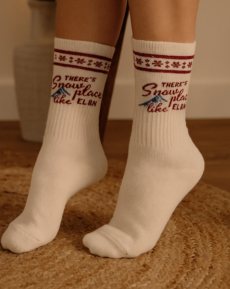 Snow Place Like EL&N Socks