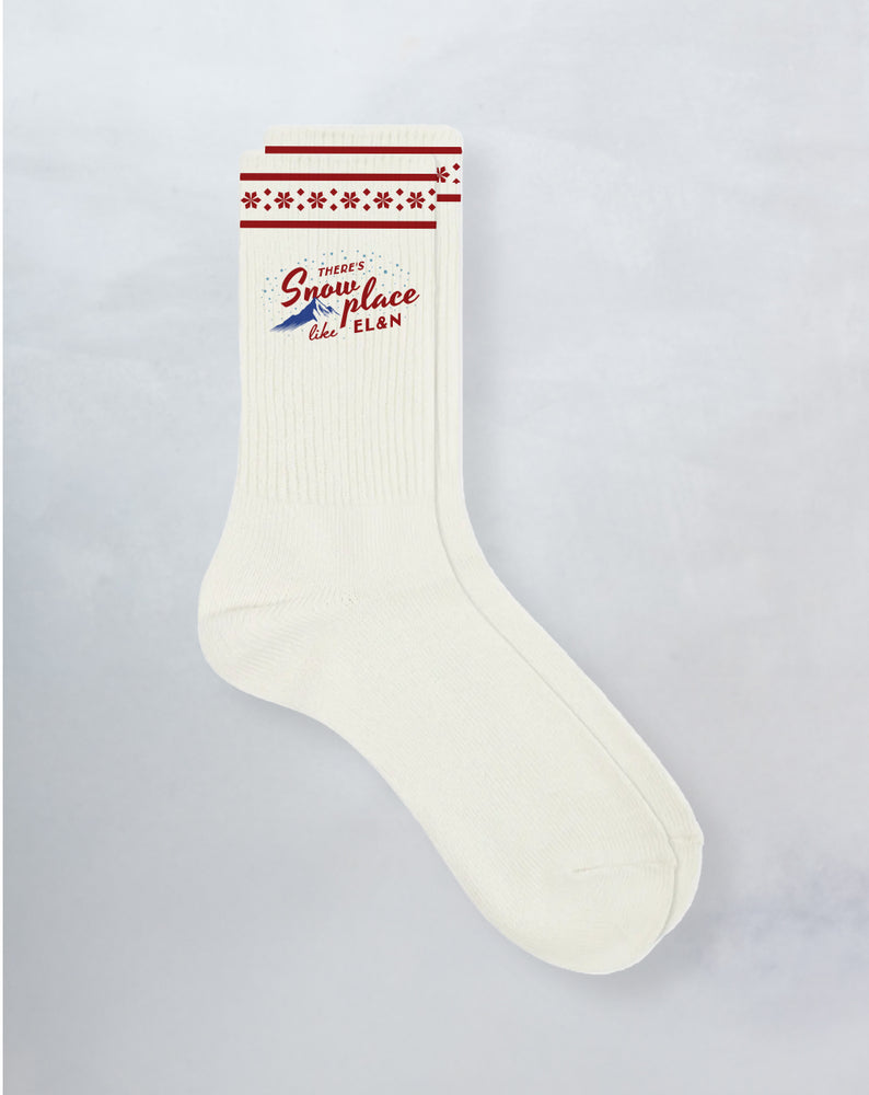 Snow Place Like EL&N Socks