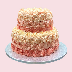 Pink Rosette Show Stopper Cake